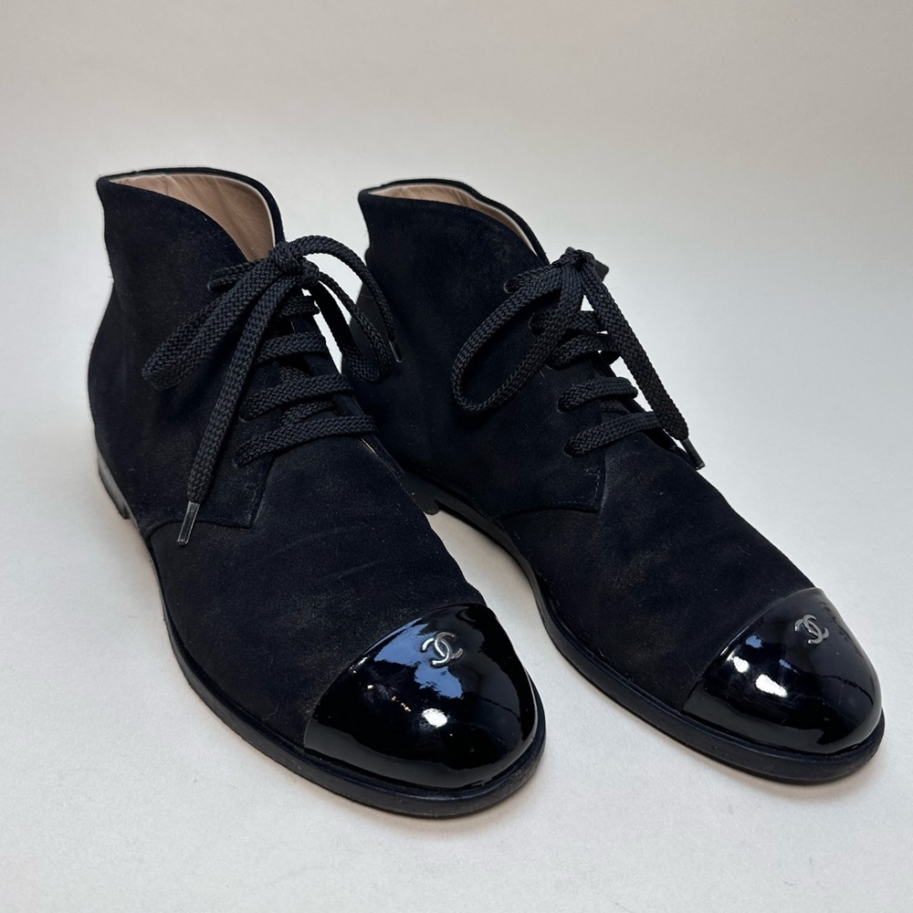 Chanel black boots size 36 (6)